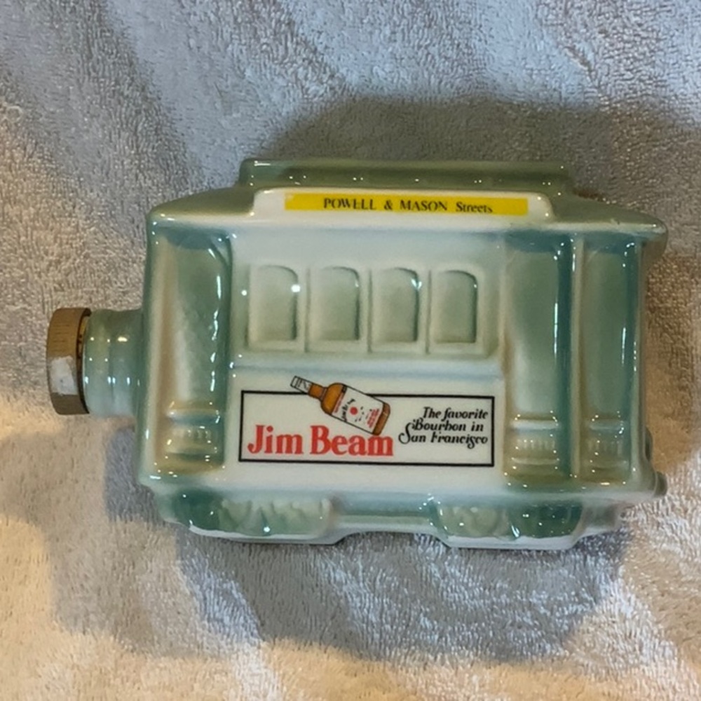 Vintage Jim beam, San Francisco, trolley car decanter